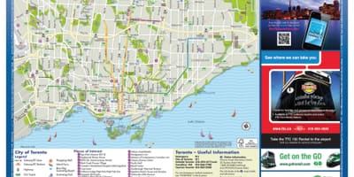 Turistička karta Toronto