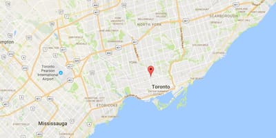 Karta programu području Toronto