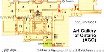 Karta umjetnička galerija Ontario