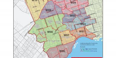 Karta Zapadne Toronto