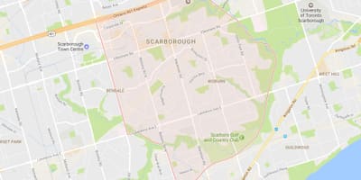 Karti Woburn području Toronto