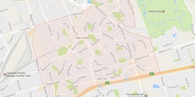 Karta okolice Malvern Toronto