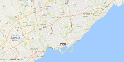 Karta Алдервуд Parkviewdistrict Toronto