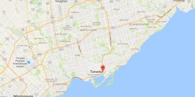 Karta Destilerije području Toronto