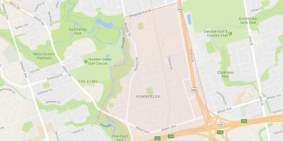 Karta Пельмо Park – Humberlea području Toronto