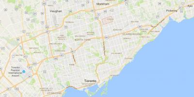 Karta Стилс području Toronto